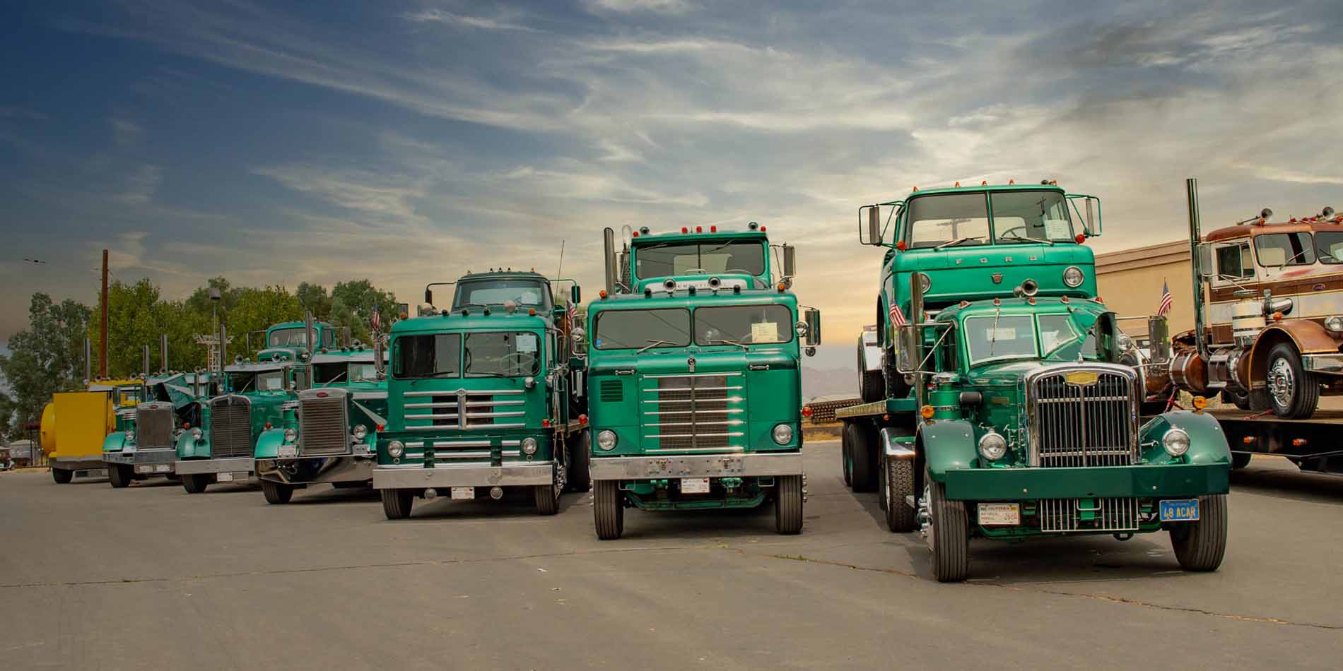 Antique Trucks in Fontana, CA | Dalton Trucking Inc.